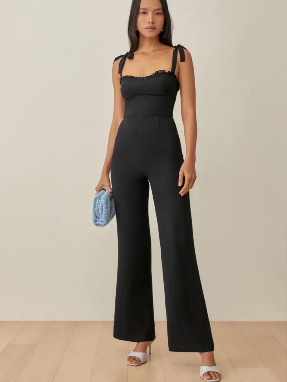 Reformation Alfred Jumpsuit Black Size 2